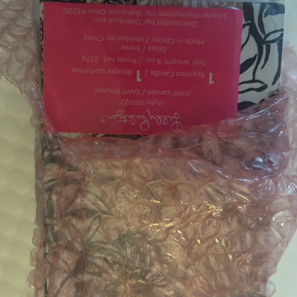 NWT/ NIP Lilly Pulitzer Candle onyx Peony party accessories style 011922 scented - Picture 6 of 9